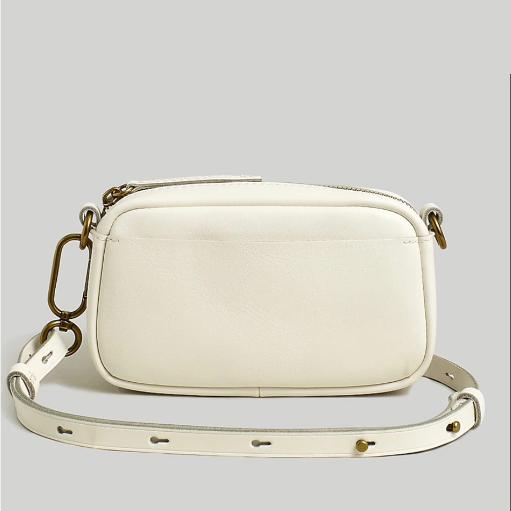 The Leather Carabiner Mini Crossbody Bag by Madewell